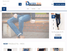 Tablet Screenshot of deniminn.com